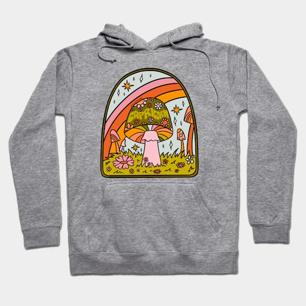 Capricorn Mushroom Hoodie by Doodle by Meg